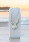 Green Beaded Shell Necklace