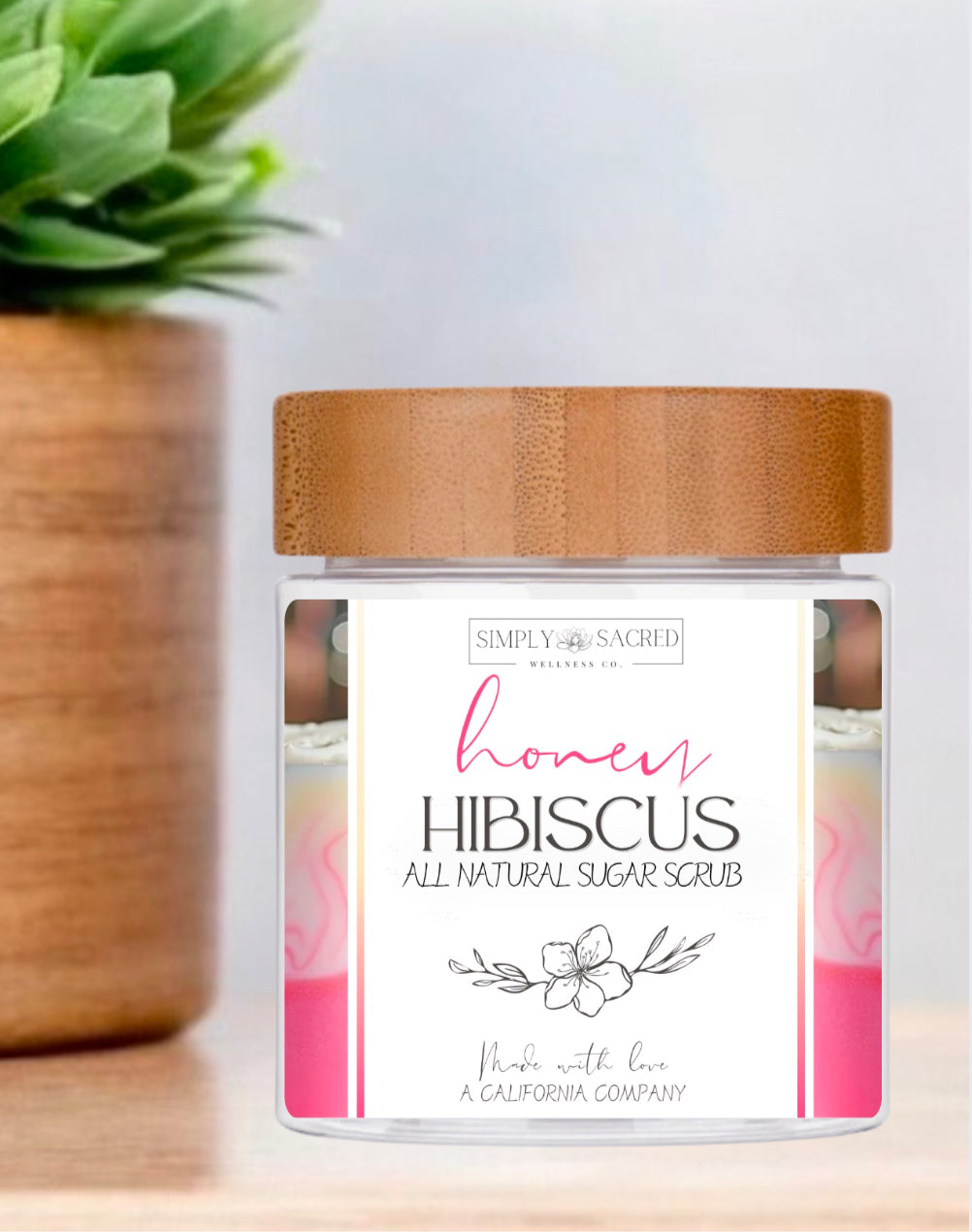 Honey Hibiscus Sugar Scrub