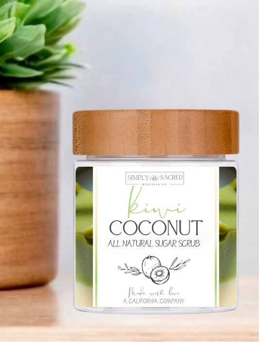 Kiwi Coconut Sugar Scrub